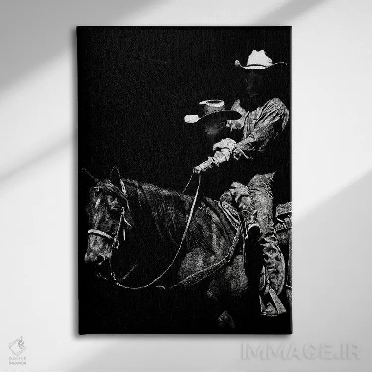 تابلو دکوراتیو رودئوی کنده کاری ۲ اثر جولی تی. چاپمن - نمای روبهرو روی دیوار