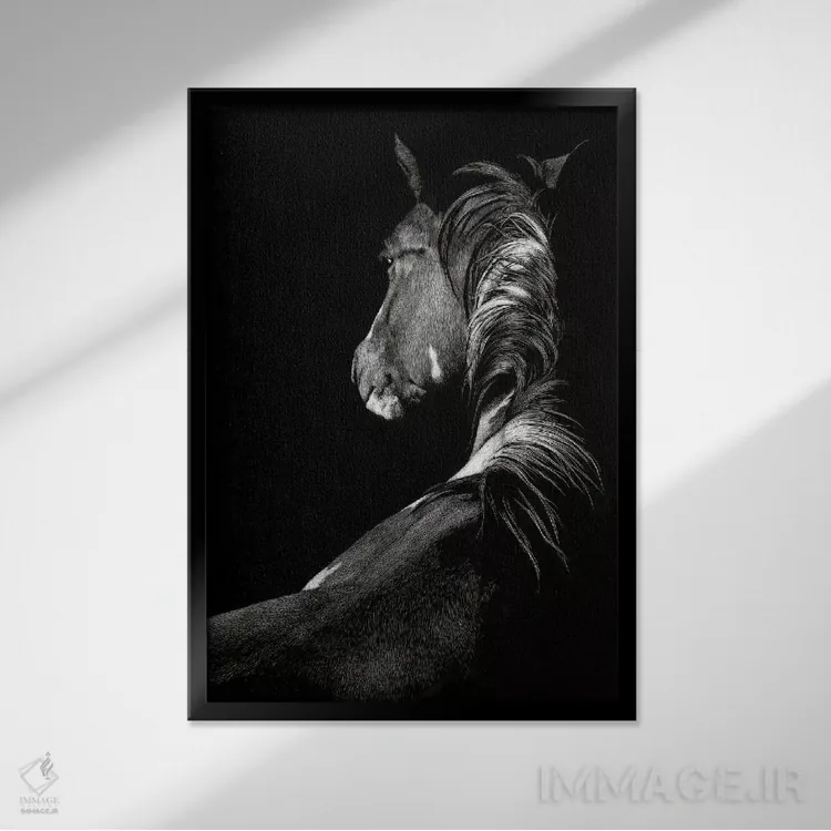 تابلو دکوراتیو آفتاب زده اثر جولی تی. چاپمن - نمای قابدار مشکی