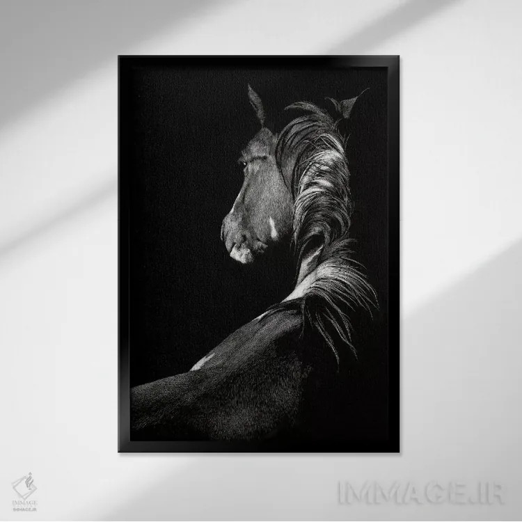 تابلو دکوراتیو آفتاب زده اثر جولی تی. چاپمن - نمای قابدار مشکی
