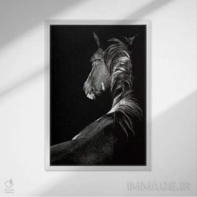 تابلو دکوراتیو آفتاب زده اثر جولی تی. چاپمن - نمای قابدار سفید