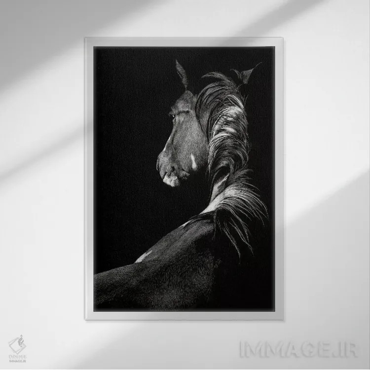 تابلو دکوراتیو آفتاب زده اثر جولی تی. چاپمن - نمای قابدار سفید