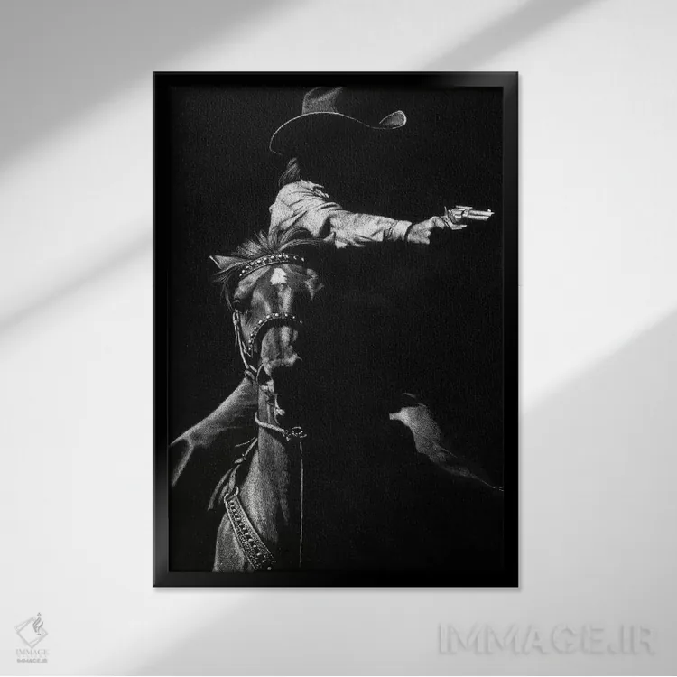 تابلو دکوراتیو وسیله فرار ۱ اثر جولی تی. چاپمن - نمای قابدار مشکی