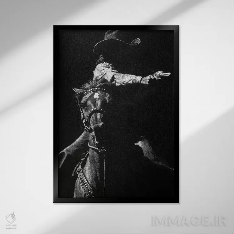 تابلو دکوراتیو وسیله فرار ۱ اثر جولی تی. چاپمن - نمای قابدار مشکی