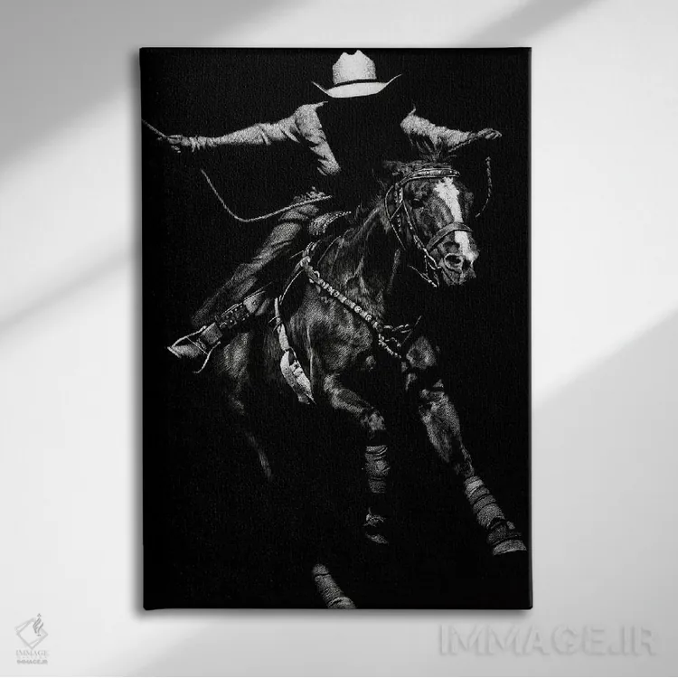 تابلو دکوراتیو رودئوی کنده کاری ۳ اثر جولی تی. چاپمن - نمای روبهرو روی دیوار