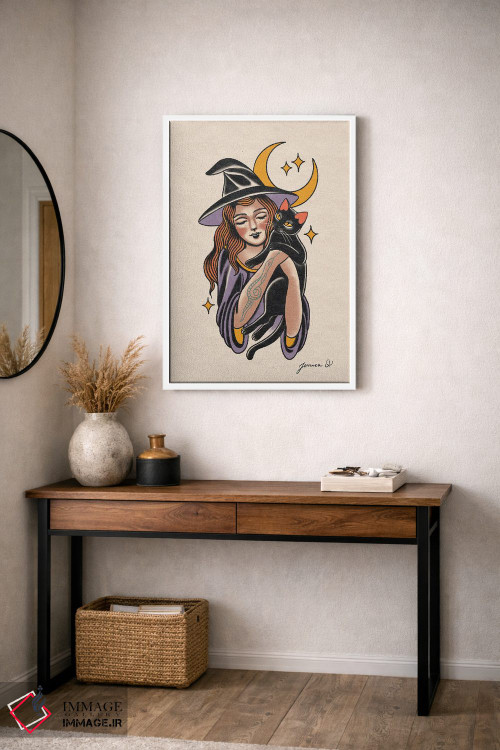 تابلو دکوراتیو جادوگر شیرین اثر جسیکا ا. - D3W