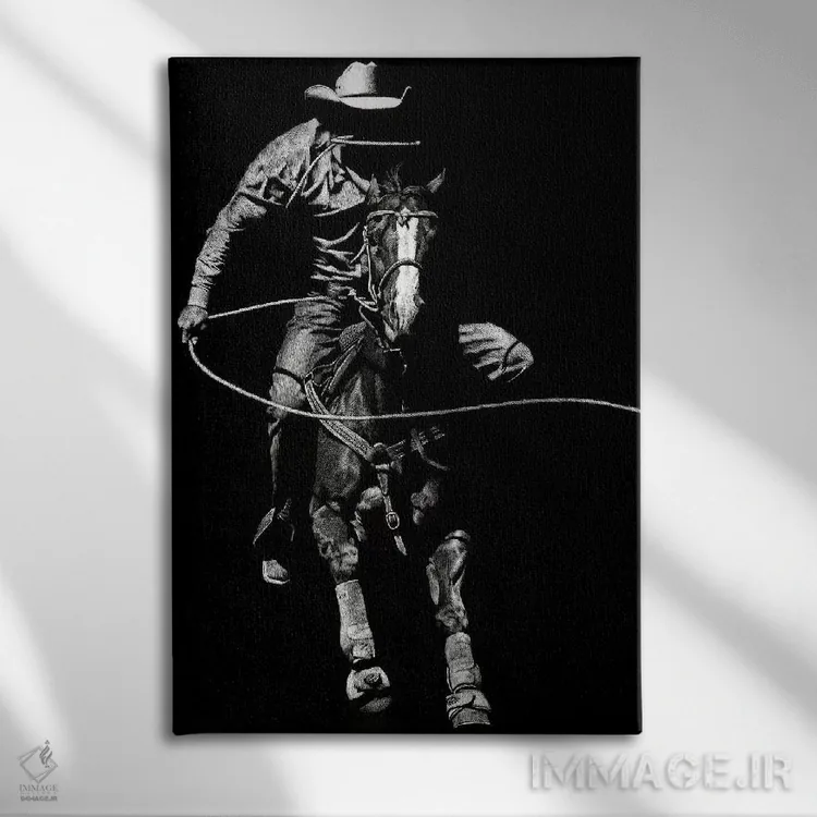 تابلو دکوراتیو رودئوی کنده کاری ۸ اثر جولی تی. چاپمن - نمای روبهرو روی دیوار