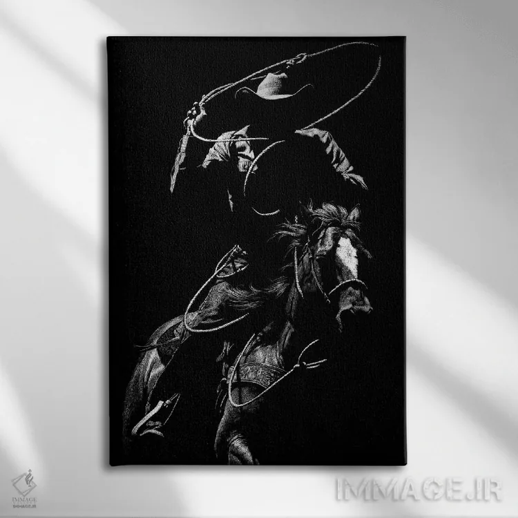 تابلو دکوراتیو رودئوی کنده کاری ۷ اثر جولی تی. چاپمن - نمای روبهرو روی دیوار