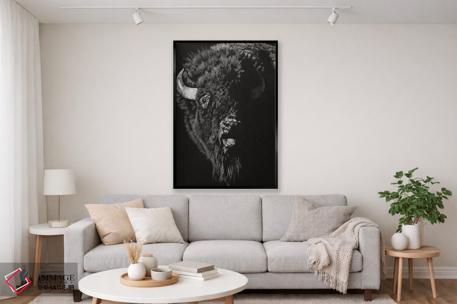 تابلو دکوراتیو کنده کاری وحشی ۴ اثر جولی تی. چاپمن - D4B