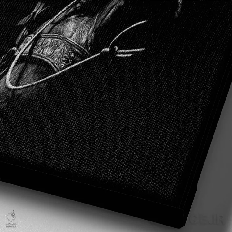 تابلو دکوراتیو رودئوی کنده کاری ۷ اثر جولی تی. چاپمن - نمای نزدیک بافت بوم