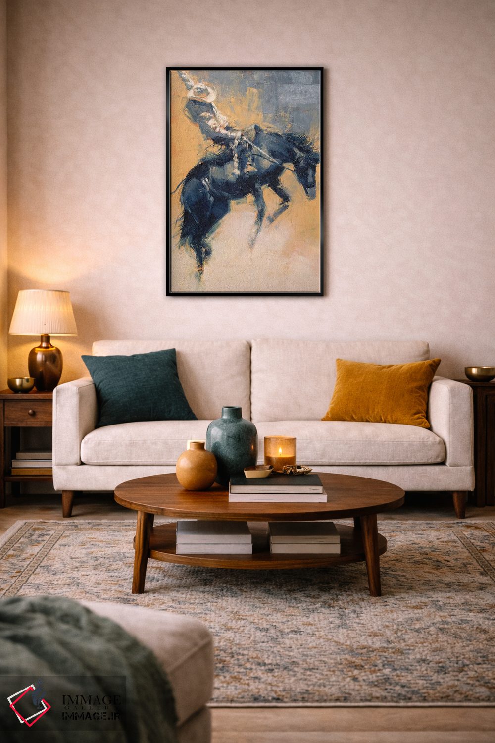 تابلو دکوراتیو حس نیلی ۳ اثر جولی تی. چاپمن - D5B