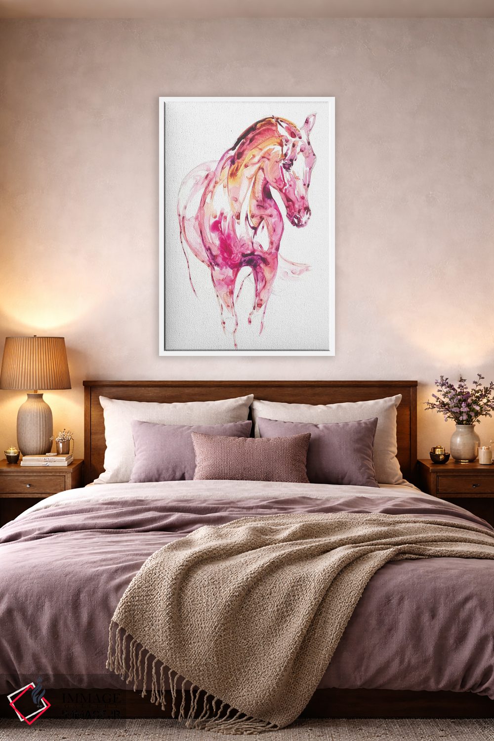 تابلو دکوراتیو اسب گارنت ۳ اثر جولی تی. چاپمن - D3W