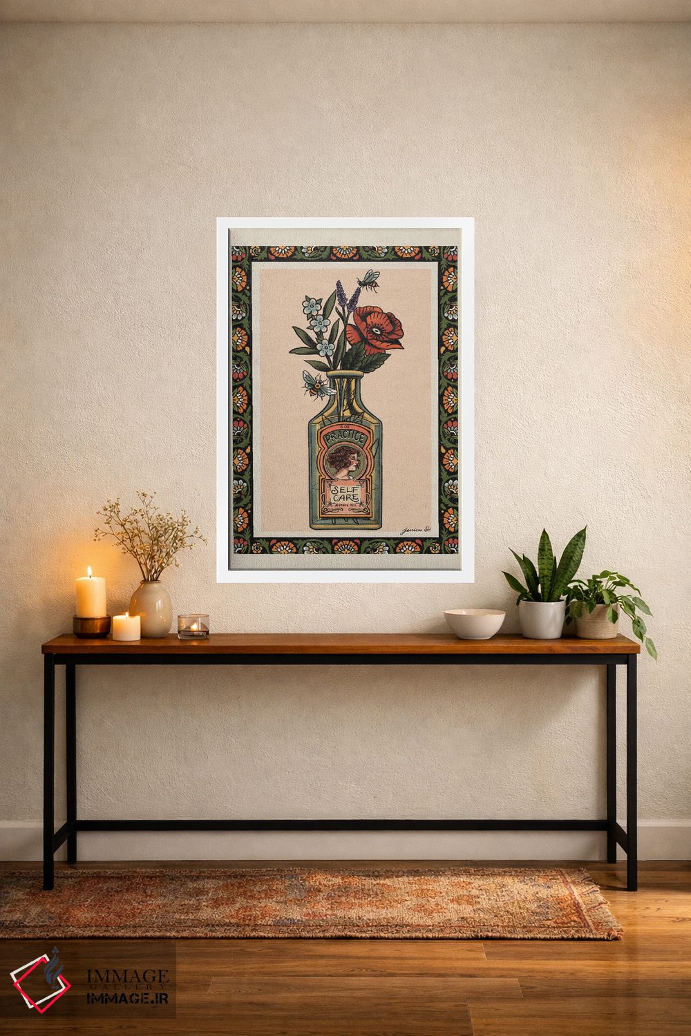 تابلو دکوراتیو مراقبت از خود اثر جسیکا ا. - D4W