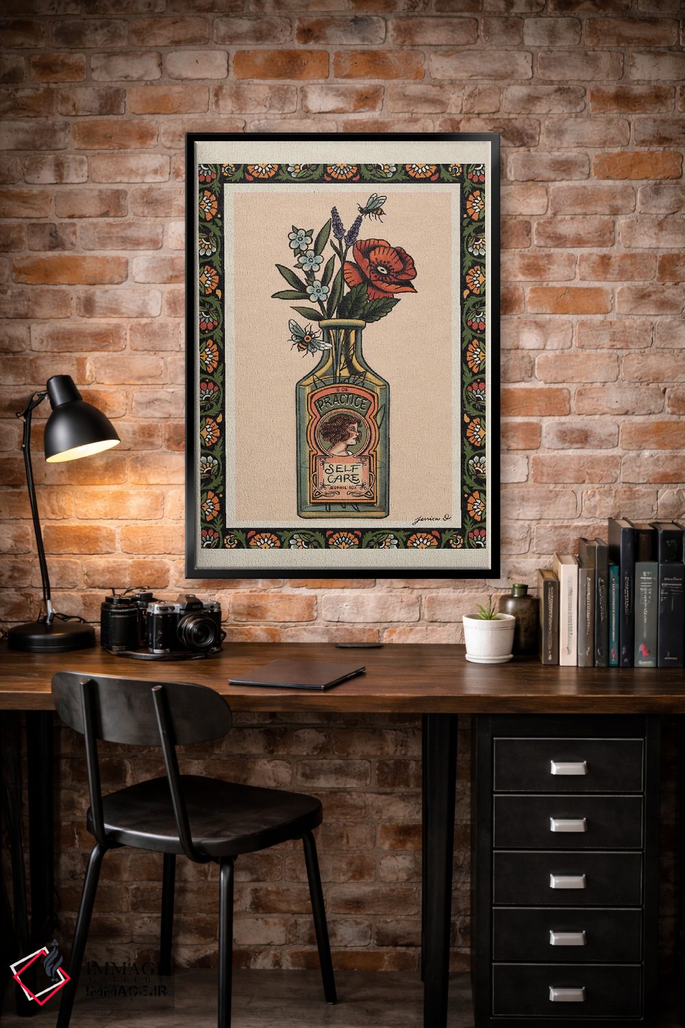 تابلو دکوراتیو مراقبت از خود اثر جسیکا ا. - D5B