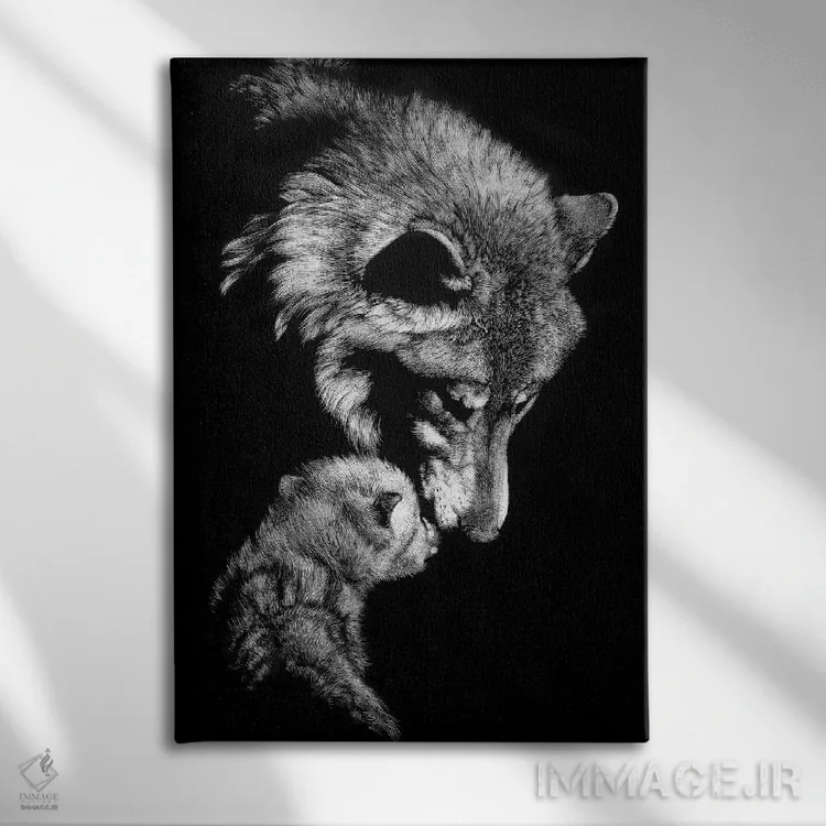 تابلو دکوراتیو مهربانی اثر جولی تی. چاپمن - نمای روبهرو روی دیوار