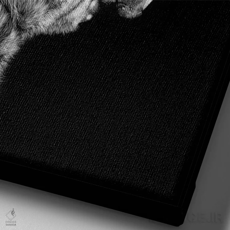 تابلو دکوراتیو مهربانی اثر جولی تی. چاپمن - نمای نزدیک بافت بوم