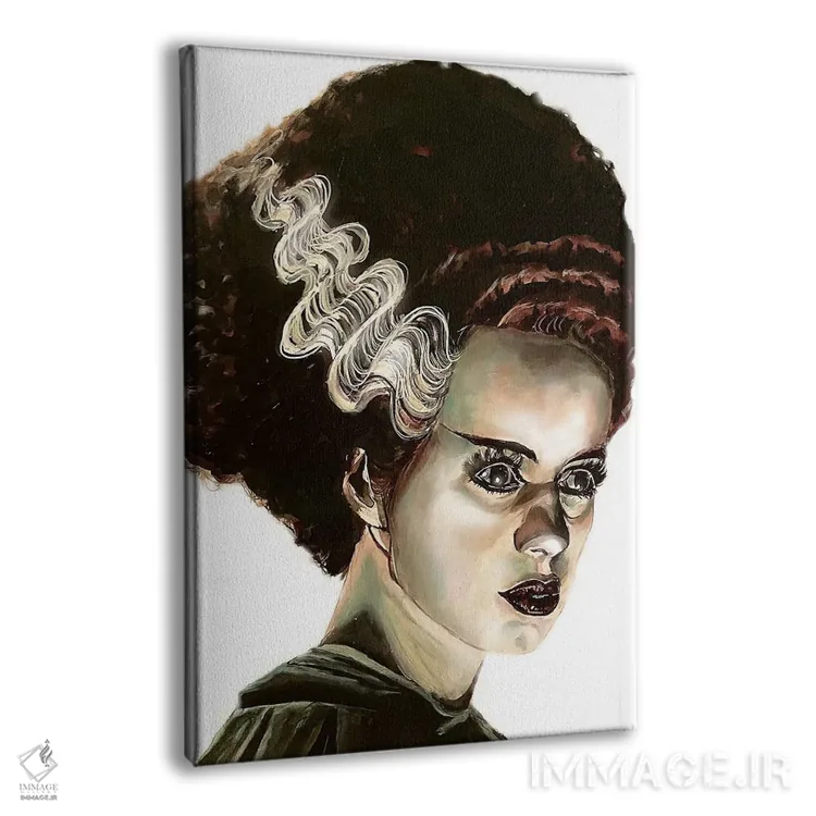 تابلو دکوراتیو عروس فرانکشتاین اثر جوئل تش - نمای پرسپکتیو محصول