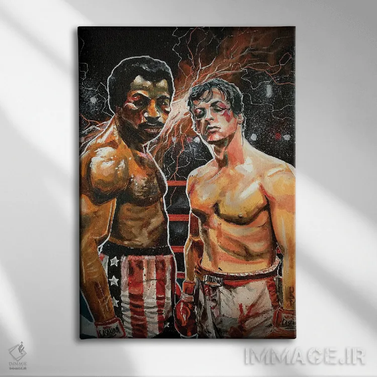 تابلو دکوراتیو گلادیاتورها اثر جوئل تش - نمای روبهرو روی دیوار
