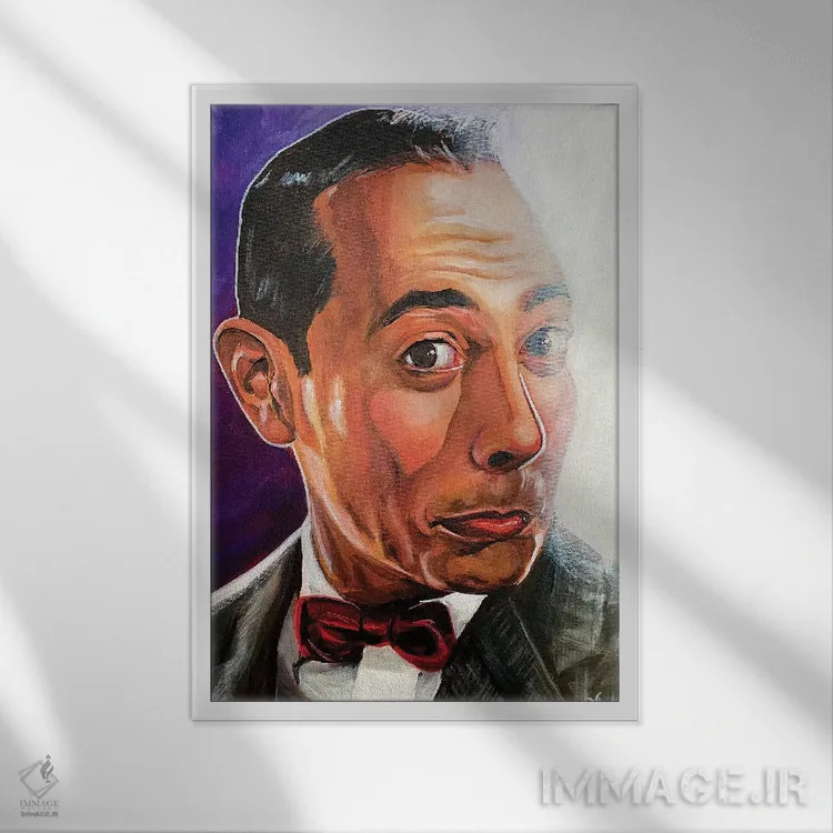 تابلو دکوراتیو پی وی هرمن اثر جوئل تش - نمای قابدار سفید