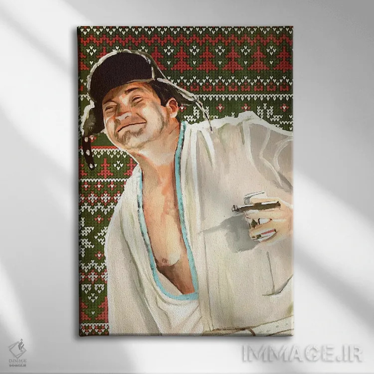 تابلو دکوراتیو اددی پسرعمو اثر جوئل تش - نمای روبهرو روی دیوار