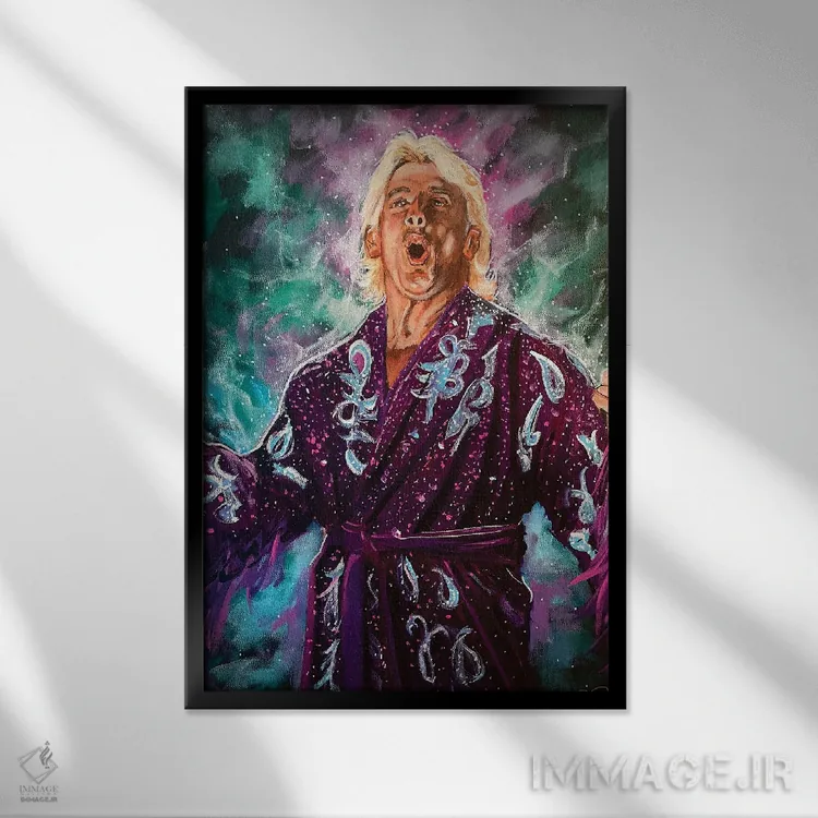 تابلو دکوراتیو ریک فلیر پسر طبیعت اثر جوئل تش - نمای قابدار مشکی