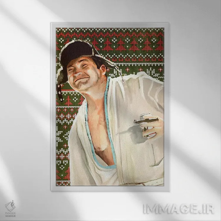 تابلو دکوراتیو اددی پسرعمو اثر جوئل تش - نمای قابدار سفید