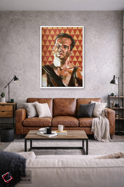 تابلو دکوراتیو کریسمس جان سخت اثر جوئل تش - D1W