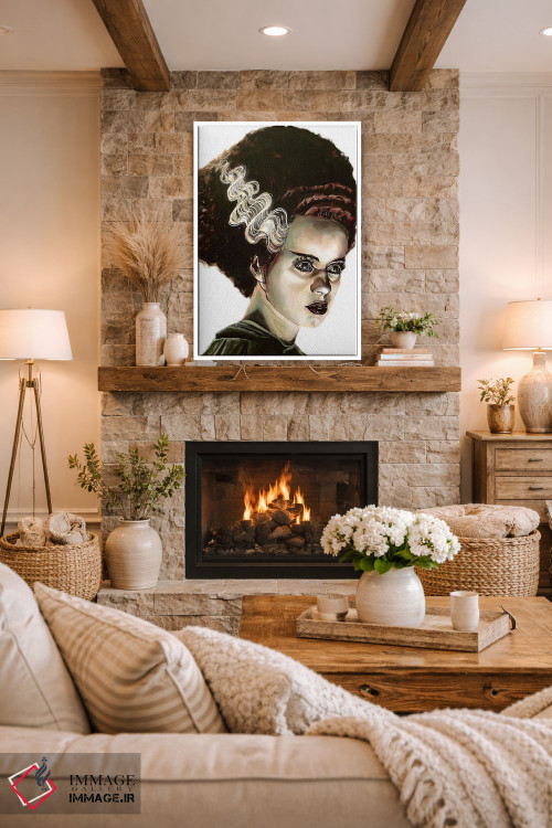 تابلو دکوراتیو عروس فرانکشتاین اثر جوئل تش - D1W