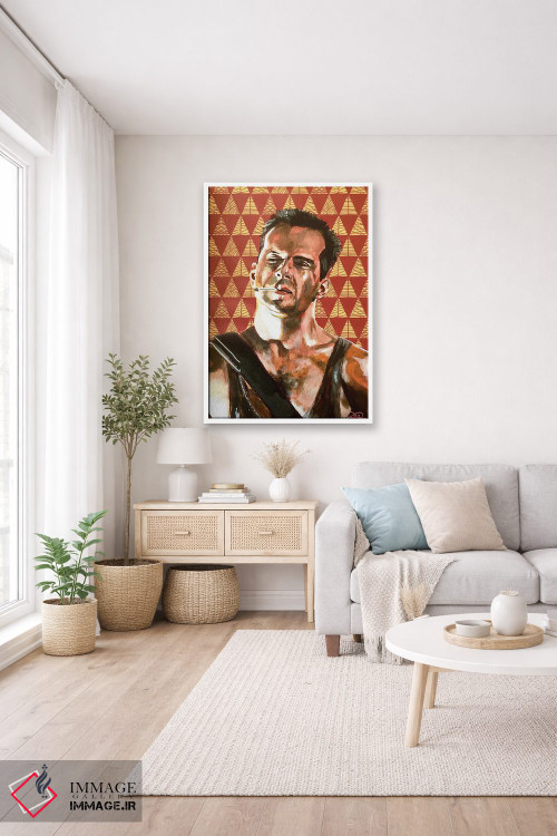 تابلو دکوراتیو کریسمس جان سخت اثر جوئل تش - D2W