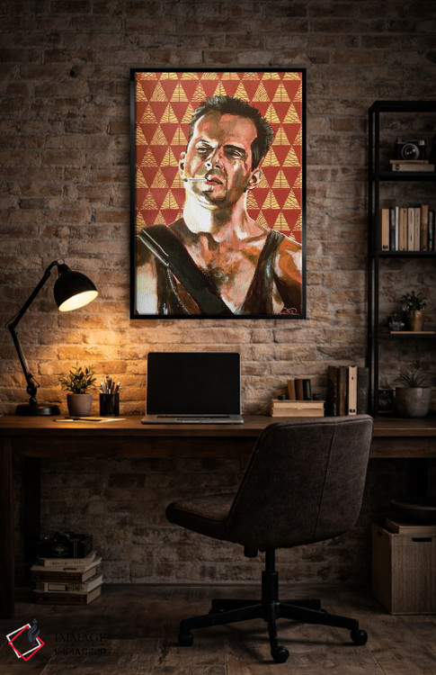 تابلو دکوراتیو کریسمس جان سخت اثر جوئل تش - D4B