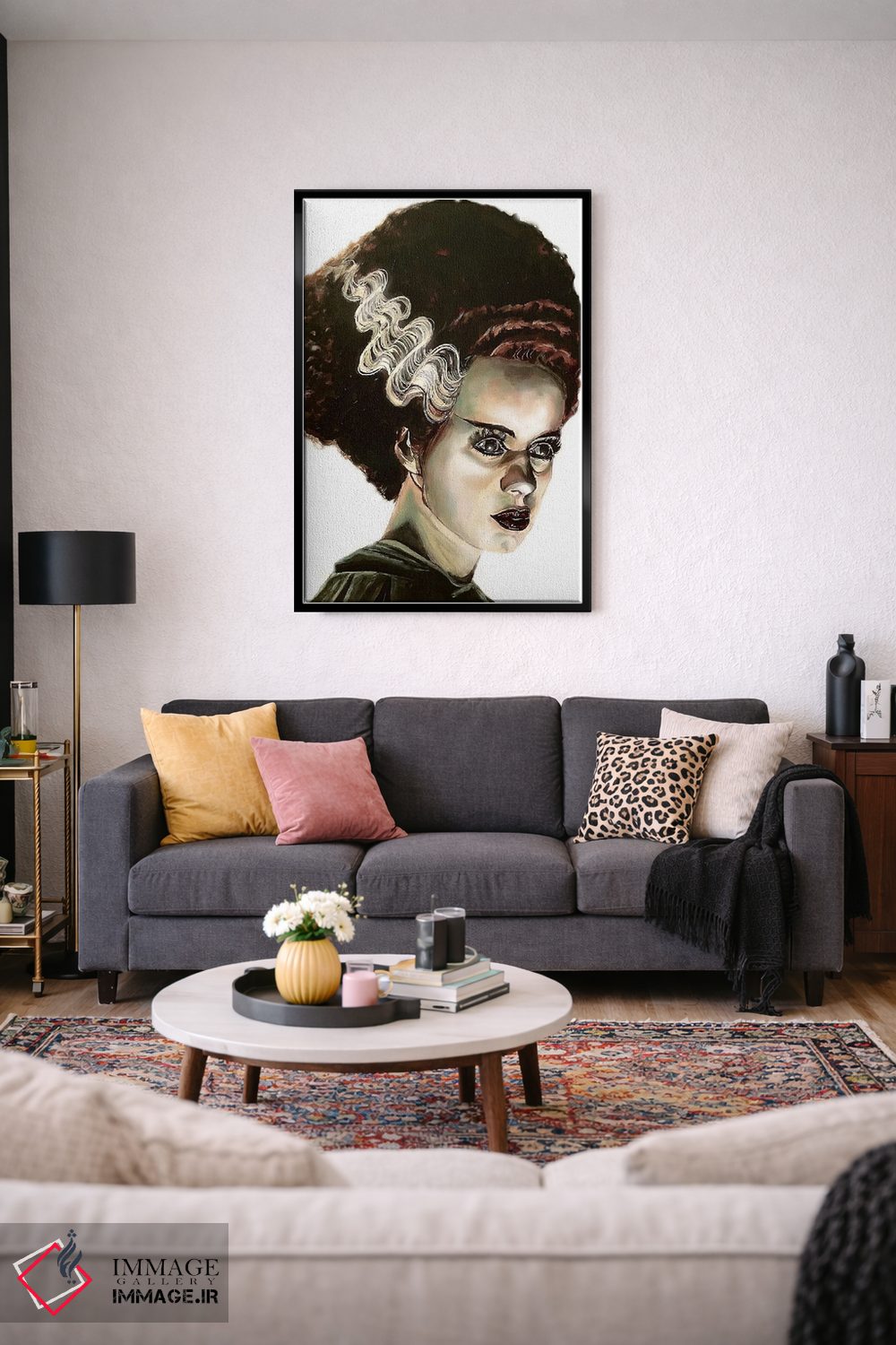 تابلو دکوراتیو عروس فرانکشتاین اثر جوئل تش - D3B