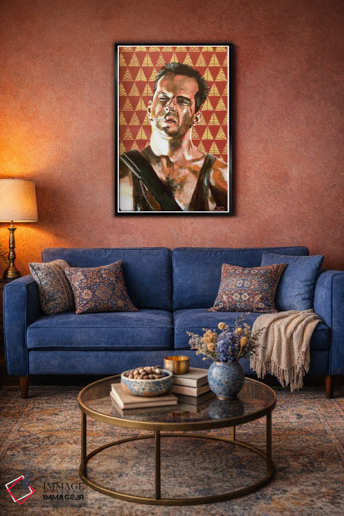 تابلو دکوراتیو کریسمس جان سخت اثر جوئل تش - D3B