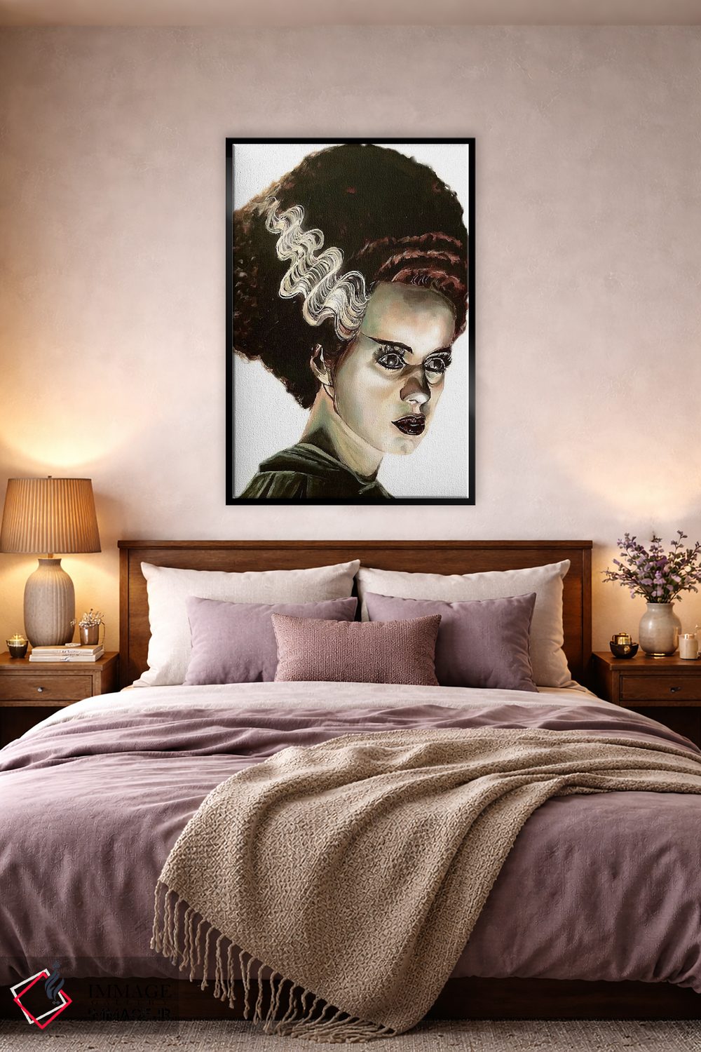 تابلو دکوراتیو عروس فرانکشتاین اثر جوئل تش - D4B