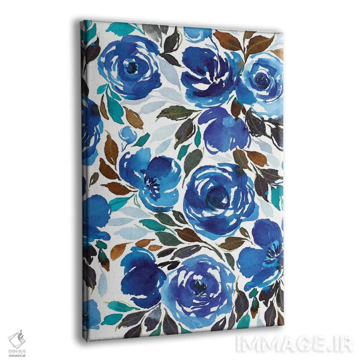 تابلو دکوراتیو گل های آبرنگی اثر جوی تینگ - نمای پرسپکتیو محصول