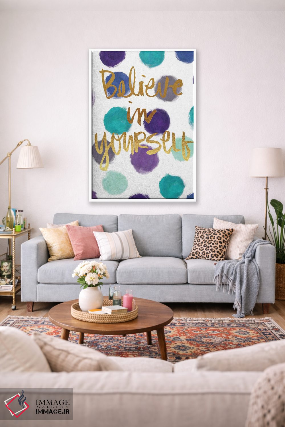 تابلو دکوراتیو واژه های هنرمندانه اثر جوی تینگ - D1W