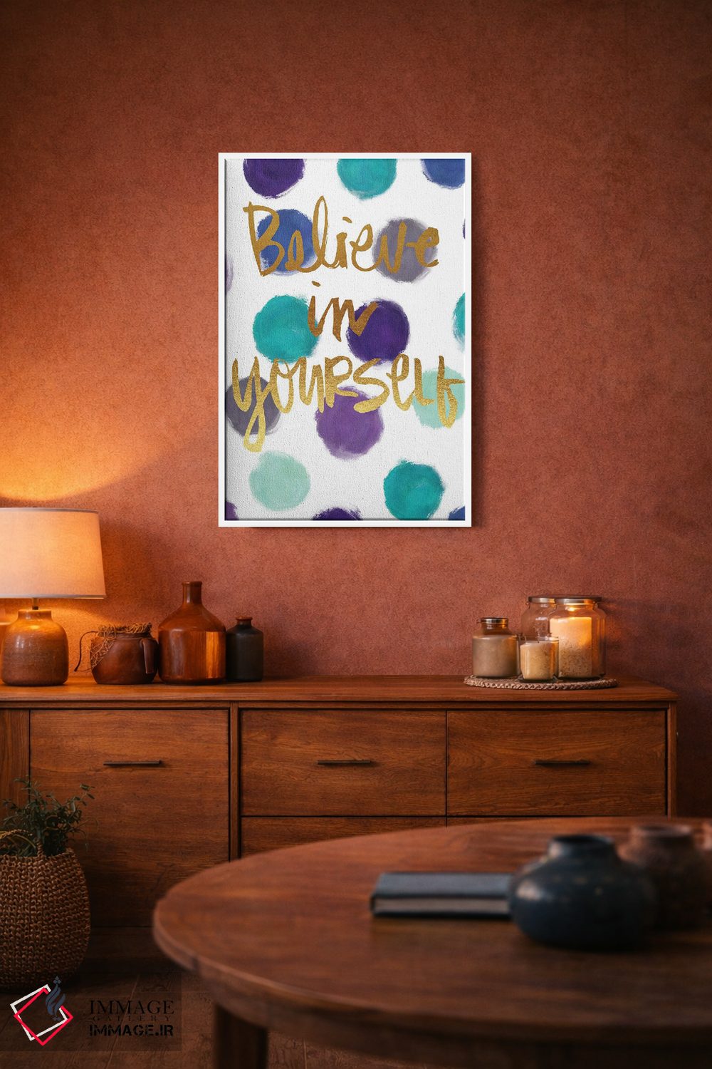 تابلو دکوراتیو واژه های هنرمندانه اثر جوی تینگ - D2W