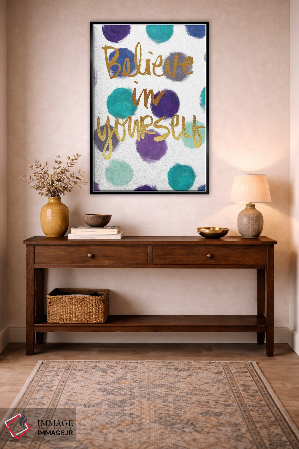 تابلو دکوراتیو واژه های هنرمندانه اثر جوی تینگ - D3B