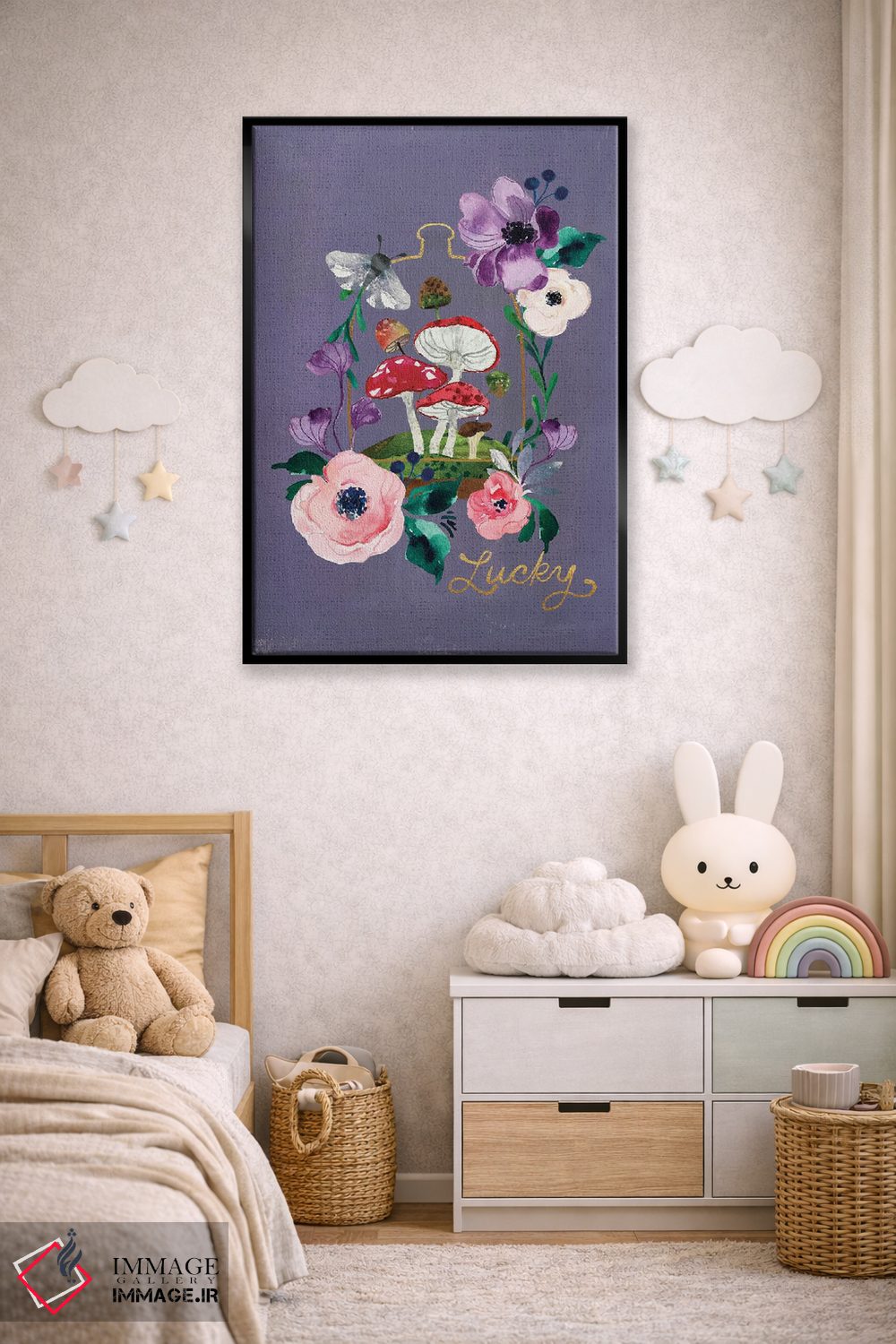 تابلو دکوراتیو باغ نیمه شب اثر جوی تینگ - D6B