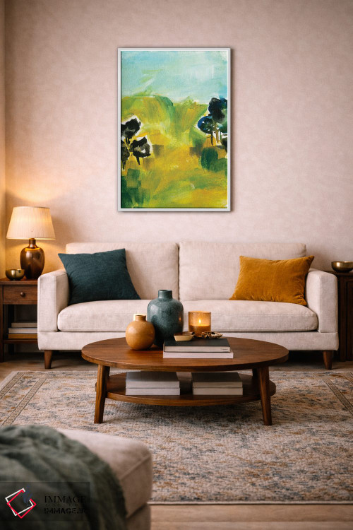 تابلو انتزاعی مناظر انتزاعی شماره ۶ اثر جوی تینگ - D3W