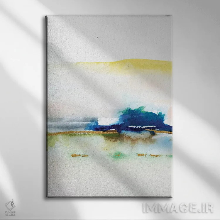 تابلو مینیمال مناظر انتزاعی شماره ۲ اثر جوی تینگ - نمای روبهرو روی دیوار