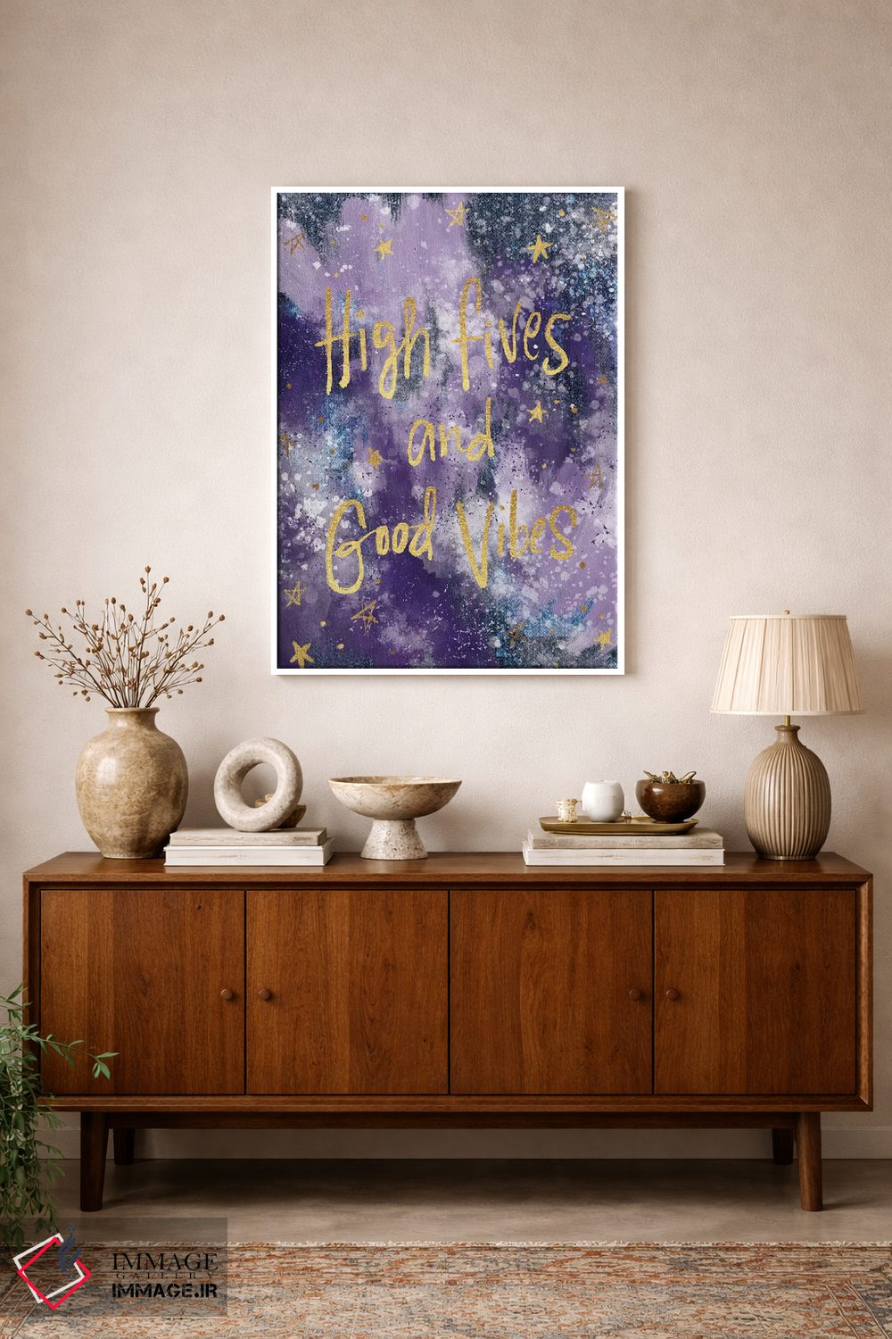 تابلو دکوراتیو حس خوب شماره ۲ اثر جوی تینگ - D1W