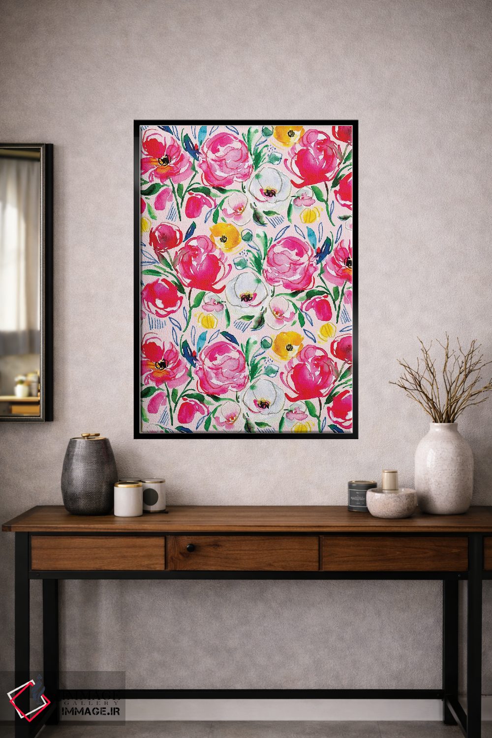 تابلو دکوراتیو سرگرمی گل ها شماره ۲ اثر جوی تینگ - D2B