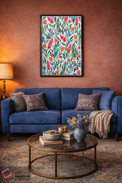 تابلو دکوراتیو سرگرمی گل ها شماره ۳ اثر جوی تینگ - D4B