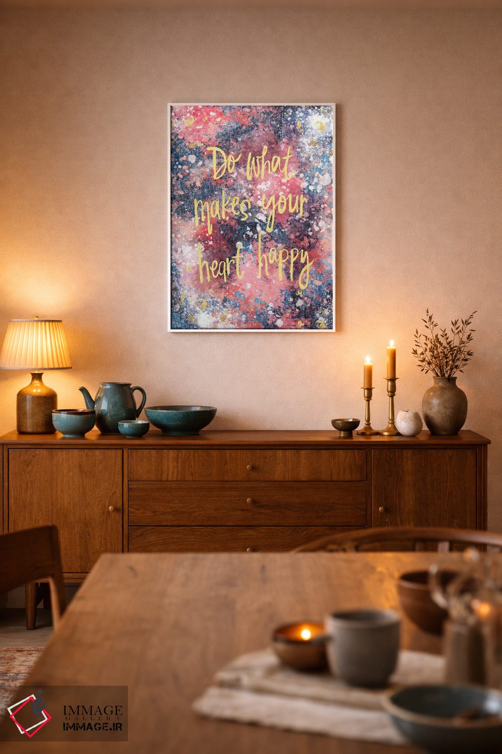 تابلو دکوراتیو حس خوب شماره ۱ اثر جوی تینگ - D6W