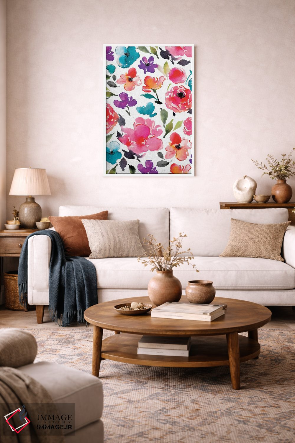 تابلو دکوراتیو شکوفه ها شماره ۵ اثر جوی تینگ - D2W