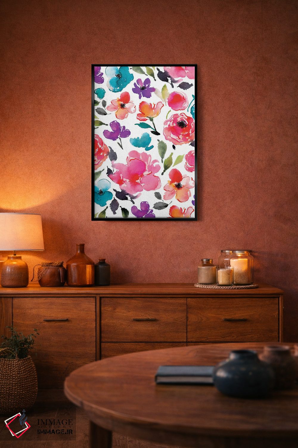 تابلو دکوراتیو شکوفه ها شماره ۵ اثر جوی تینگ - D4B