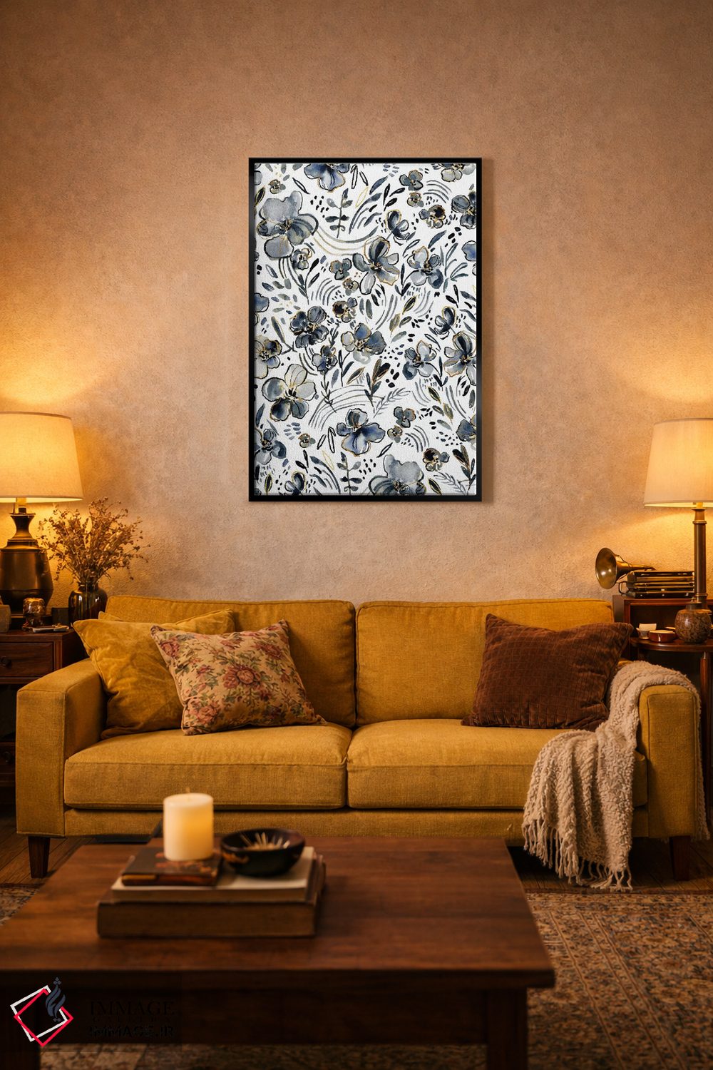 تابلو دکوراتیو شکوفه ها شماره ۹ اثر جوی تینگ - D4B