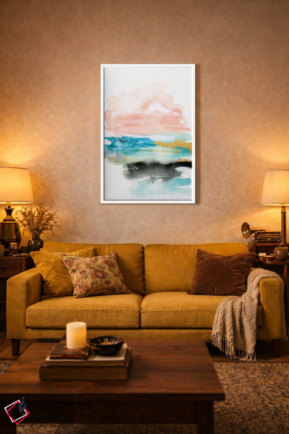 تابلو مینیمال مناظر انتزاعی شماره ۳ اثر جوی تینگ - D2W