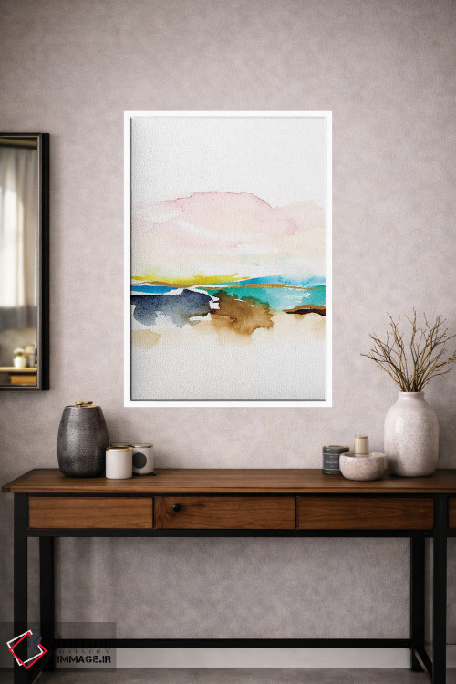 تابلو مینیمال مناظر انتزاعی شماره ۵ اثر جوی تینگ - D2W