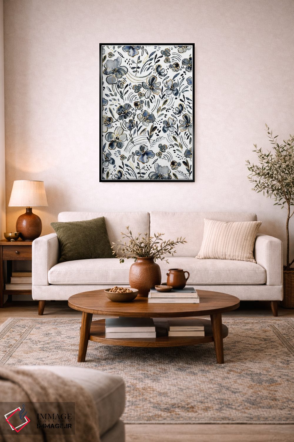 تابلو دکوراتیو شکوفه ها شماره ۹ اثر جوی تینگ - D5B