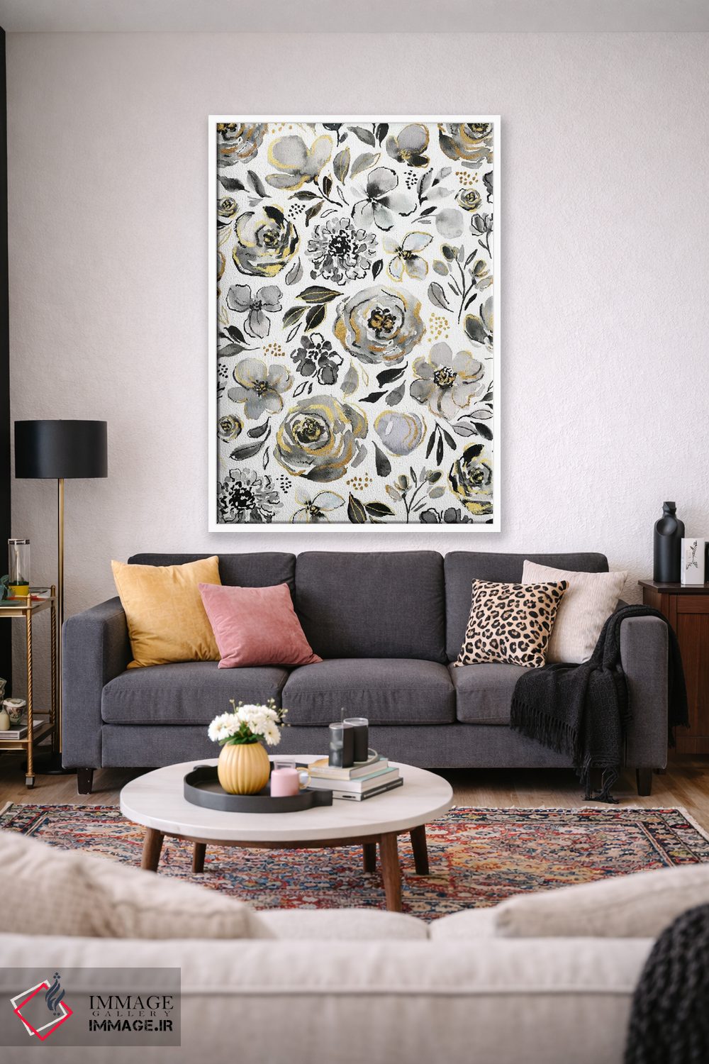 تابلو دکوراتیو شکوفه های روزمره اثر جوی تینگ - D1W